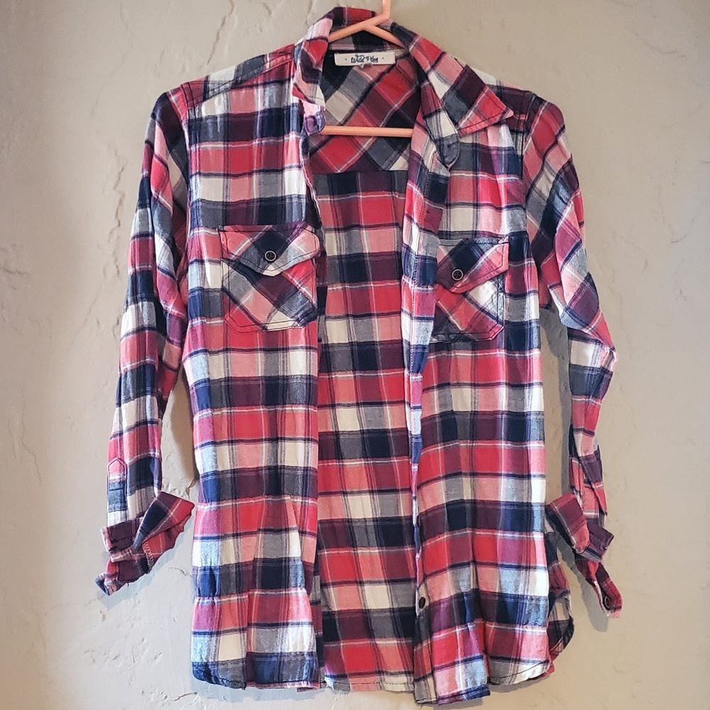 Wild Blue Flannel